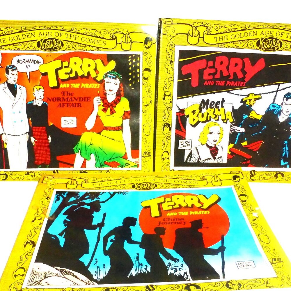 1st EDITION 1977 TERRY And The PIRATES Milton Caniff China Journey MEET BURMA